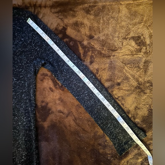 Byer California Charcoal Open Front Duster with Tie Closure - Picture 6 of 6